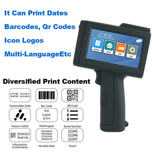 Imprimante jet d'encre industrielle portable UE pour étiquettes de date de péremption et logos, machine de codage par lots à petit prix d'usine - Product Image 4