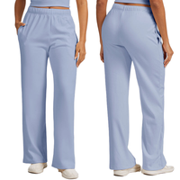 Pantalones Casuales de Alta Calidad para Hombre, Transpirables, Ligeros, de Pierna Recta, con Bolsillos, para Uso Diario, Oficina, Viajes y Actividades al Aire Libre