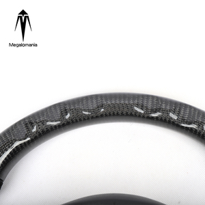 Volante de coche de fibra de carbono <span class=keywords><strong>Real</strong></span> para <span class=keywords><strong>Jaguar</strong></span> XF F-type f-pace E Pace XE volante soporte duradero Color personalizable - Product Image 4
