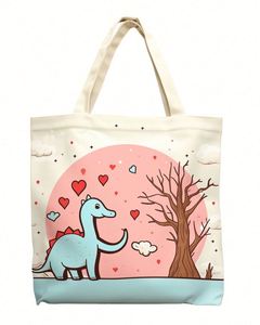 Custom Logo Printed Recyclable <b>Plain</b> Cotton <b>Canvas</b> Shopping Tote Bag - Product Image 4