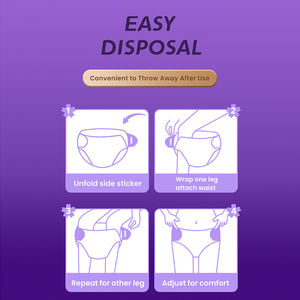 Productos de Higiene Femenina, Toallas Sanitarias Desechables, Pantalones <span class=keywords><strong>Menstruales</strong></span>, Compresas Desechables, <span class=keywords><strong>Bragas</strong></span> <span class=keywords><strong>Menstruales</strong></span> de Uso Diario, 3 Piezas por Bolsa - Product Image 5