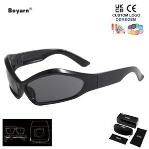 <span class=keywords><strong>Gafas</strong></span> <span class=keywords><strong>de</strong></span> Sol Boyarn con Tecnología Futurista, <span class=keywords><strong>Gafas</strong></span> <span class=keywords><strong>de</strong></span> Moda Y2K Hip Hop para Hombre, <span class=keywords><strong>Gafas</strong></span> <span class=keywords><strong>de</strong></span> Sol Novedosas para Exteriores - Product Image 3