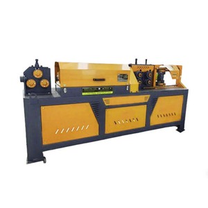 High Quality <strong>Rebar</strong> Straightening and Cutting Machine 6-12mm <strong>Scrap</strong> <strong>Rebar</strong> Straightener Cutter for Construction Steel Processing - Product Image 1