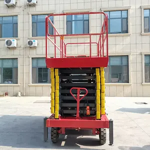 Scaffolding CE 4m 6m 8m 10m 12m 14m 16m 18m Mini Scissor Lift Table Elevated Small Electric Lift Table Electric Scaffolding