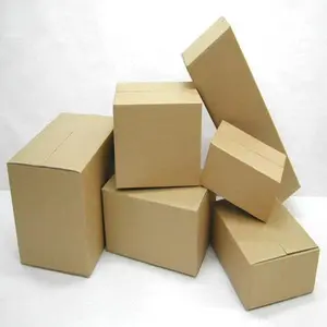 Impresión logotipo personalizado de cartón corrugado cajas de cartón para el envío y se