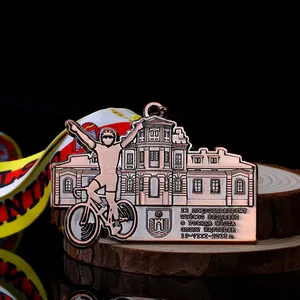 Cycling Medals Custom Metal Mountain Bike Race Cycle Sports Medal