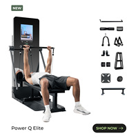 Miroir de gym intelligent sur pied IMBODY POWER S Pro 43 pouces en acier carbone et ABS, unisexe, pour usage domestique