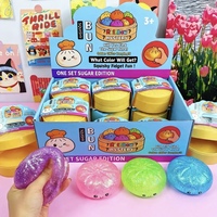 Meilleures ventes : Squishies Taba anti-stress, grands, scintillants, souriants, en forme de boulette et de bao bun, assortiment mystère arc-en-ciel, boîte surprise