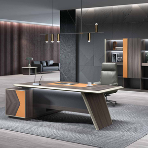Mobilier de bureau design moderne et luxueux de 3.2m en forme de L pour <span class=keywords><strong>directeur</strong></span> général - Product Image 3