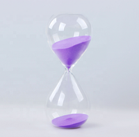 Horloge de sable décorative moderne, minuterie de sable 3 min 5min 15min 60min, sablier écologique fabriqué