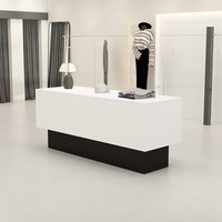 Offre Spéciale : Bureau d'Accueil Moderne de Luxe en Bois Massif pour Bureau, Hôtel, Hôpital, Supermarché, Immeuble de Bureaux - Durable et Facile à Nettoyer