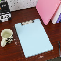 Bview Art Accessoires de bureau A4 pince d'allaitement boîte de classement en plastique presse-papiers avec rangement boîte de rangement organisateur dossier en plastique