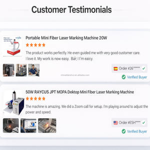 Graveur Laser Fibre de Bureau 20W 30W 50W avec <span class=keywords><strong>Scanner</strong></span> Galvo | Marquage sur Bijoux, Étiquettes, Acier Inoxydable Compatible Lightburn - Product Image 6