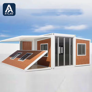 Casa Contenedor Plegable Expandible de 40 pies, Suite de Lujo de 2 Dormitorios con Baño, Casa Contenedor Prefabricada de 20 pies Tipo Villa Familiar - Product Image 1