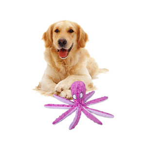Toptan mavi pembe yeşil turuncu köpek ahtapot peluş oyuncaklar - Product Image 5