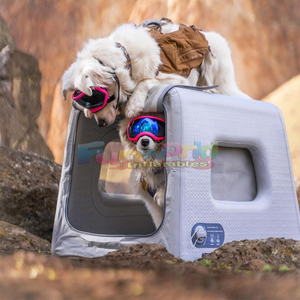 Caseta inflable para perros, tipo tienda de campaña, resistente, económica, de calidad comercial, con tecnología drop stitch, para viajes, en venta. - Product Image 2