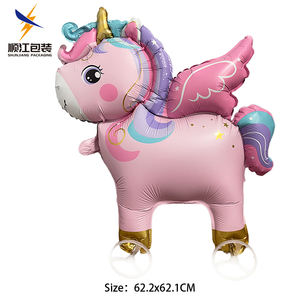 Nouveauté <span class=keywords><strong>Ballon</strong></span> en feuille de dessin animé de grande taille sur le thème des animaux <span class=keywords><strong>Dinosaure</strong></span> Voiture avec roues Ballons animaux marcheurs pour enfants Fête scolaire - Product Image 6