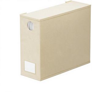 กล่องเก็บเสื้อผ้าแบบพับได้ รูปทรงสี่เหลี่ยมผืนผ้า วัสดุผ้าไม่ทอ พกพาสะดวก ประหยัดพื้นที่ - Product Image 1