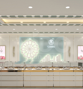 Professional Glass <b>Display</b> Rack Showcase for Jewelry Trinket Storage Ceramic Tray Earring Rack <b>Shelf</b> VIDO JW-008 - Product Image 5