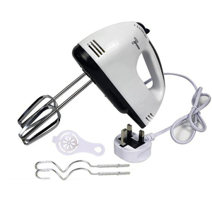 EU UK USA Mixeur multifonctionnel 7 vitesses Contrôle de vitesse <span class=keywords><strong>Fouet</strong></span> <span class=keywords><strong>manuel</strong></span> <span class=keywords><strong>Double</strong></span> bâton Cuisson Mélange Biscuits Mixeur électrique - Product Image 4