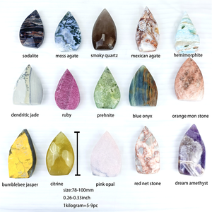 Nuevo producto, piedra de pulido Natural de alta calidad, adorno de punto de Material mixto para equilibrio actual o energético - Product Image 3