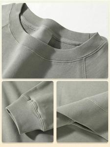 H5588 Factory Supply Wholesale Custom Heavyweight 460 Gsm 100% Cotton Sweatshirts Unisex Crewneck Sweatshirts - Product Image 5