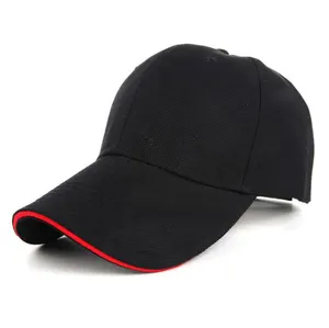 供应商空白人造聚酯防水帽普通可调空白戈拉斯男女通用普通经典红色黑色运动棒球帽