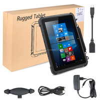 GENZO 8GB RAM 10 pulgadas Rugged Windows Tablet industrial con soporte RJ45 Puerto Ethernet y RS232 FHD Rugged tablette Windows 11