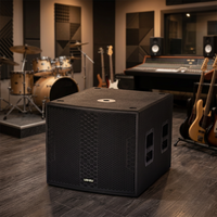VAMAV Bocinas NOVA TX 15S Enceinte active professionnelle Subwoofer 15'' 800W RMS 1600W PEAK Équipement sonore en bois pour concerts