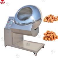 Machine de revêtement d'arachide au caramel en acier inoxydable machine de revêtement d'amande de noix de cajou noix d'arachide