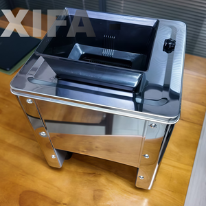 Filet de poulet automatique commercial poitrine de porc frais boeuf double <span class=keywords><strong>port</strong></span> électrique viande congelée automatique trancheuse Cutter Machine - Product Image 5