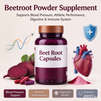 Poudre de Betterave pour Soutenir les Performances Athlétiques, la Digestion et le Système Immunitaire - Capsules de Betterave