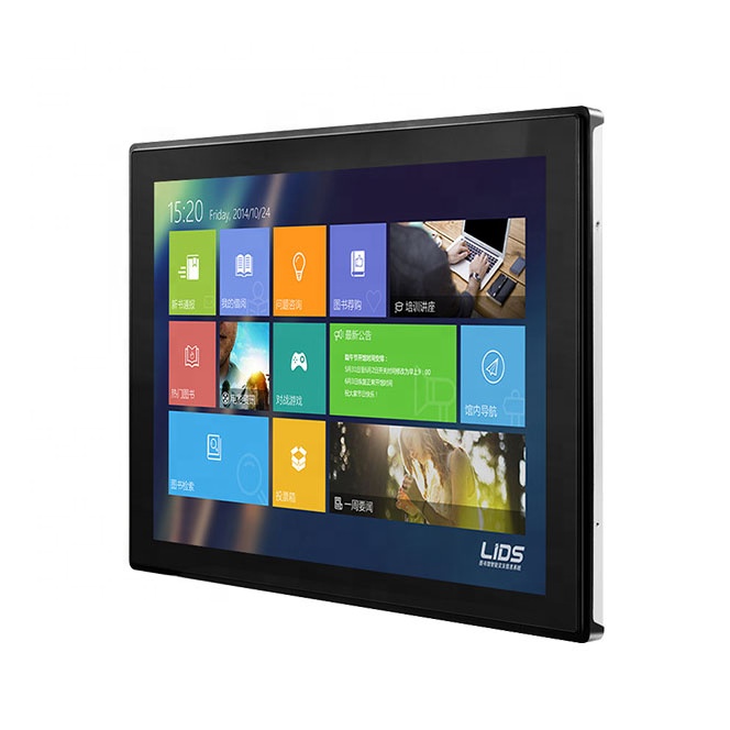 21,5 Дюймов с корпусом из нержавеющей стали 1024x768 емкостный сенсорный экран промышленный все в одном панельный ПК