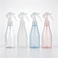 Bouteille vide en plastique PET transparente recyclée de 150 ml pour pulvérisateur d'air frais, recharge de désinfectant stérile de 200 ml, avec pompe à gâchette à brume fine pour la peau