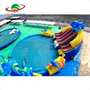 Fábrica inflable tierra agua <span class=keywords><strong>parque</strong></span> de agua inflable <span class=keywords><strong>parque</strong></span> con piscina de agua de juegos para <span class=keywords><strong>la</strong></span> venta - Product Image 4