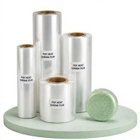 Film rétractable POF durable et sûr pour l'alimentation, largeur de rouleau personnalisée, entrepôt à l'étranger pour l'emballage de vaporisateurs corporels - Vente chaude