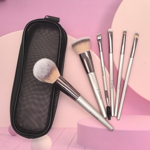 ชุดแปรงแต่งหน้า YRX Professional Customize Color 6 ชิ้น ขนแปรงสังเคราะห์นุ่ม ด้ามไม้ หัวแปรงอะลูมิเนียม - Product Image 3