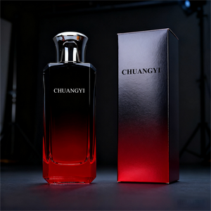 Bán buôn tùy chỉnh-thực hiện sang trọng hình chữ nhật độc đáo rỗng chai nước hoa thủy tinh với hộp, 100ml Tinh dầu bơm phun chai - Product Image 1