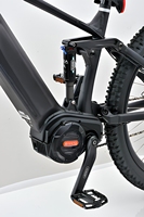 Nouveau modèle de vélo de montagne électrique à assistance au pédalage, suspension intégrale, 1000W, 48V 16Ah, moteur central, batterie cachée, autonomie 45 km