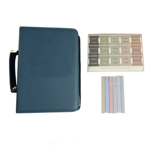 Custodia per Bibbia in Pelle PU per Donne, Borsa Porta Bibbia con Manici e Tasche, Extra Large, Copertina per Libri Cristiani, Rosso Cremisi Personalizzabile - Product Image 1