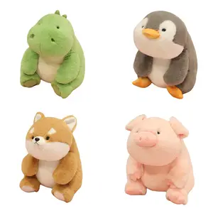 All Kinds Animal Stuffed Plush Toys Dog/dinosaur/pig/penguin Plush Toy