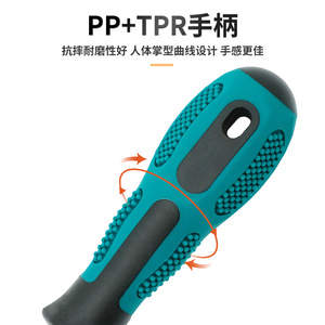 Dual-Ended <b>Screwdriver</b> <b>Set</b> Flathead And <b>Phillips</b> Head Magnetic Manual For Home Use 6mm PH1 Metric Standard - Product Image 4