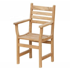 เก้าอี้ไม้สัก Arizona แข็งแรงทนทานดีไซน์เรียบง่ายทันสมัยสำหรับวิลล่าสวนทานอาหารโรงแรมลานพักผ่อนกลางแจ้งสวน - Product Image 1