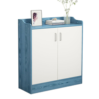 Armoire à chaussures en bois de grande capacité, armoire d'entrée, coin de rangement, organisateur