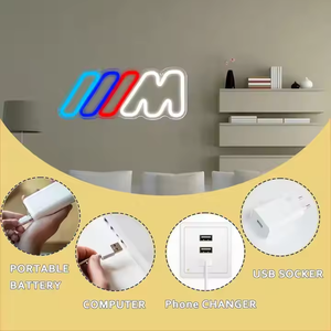 III M xe nhà để xe Neon Đăng-USB powered Dimmable <span class=keywords><strong>LED</strong></span> cho cửa hàng tự động & người đàn ông hang động, công nghiệp trang trí tường - Product Image 6