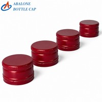 Bouchon de bouteille en aluminium de 20 ml, bouchon à vis, emballage en sachet, vente en gros pour bouteilles