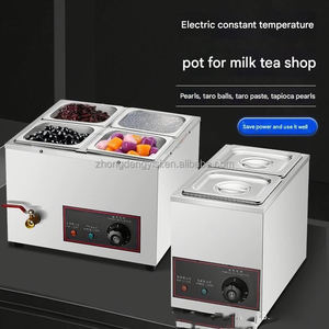 Commercial Electric Countertop Bain Marie Food Warmer Stainless Steel Catering <b>Equipment</b> Lid Tap Dough Mixer for Fruit - Product Image 6