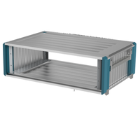 Boîtier de contrôle RDEKONO Schroff en aluminium 19 pouces 3U/6U, châssis de sous-rack pour les normes PXIe/PXI/CPCI/ATCA/VPX/VME, IP67