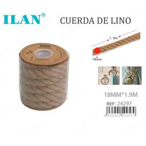 Corda di lino Ilan 18 mm x 1,9 m per artigianato e decorazioni - Product Image 1
