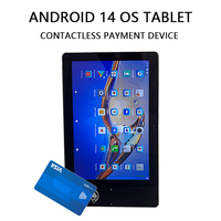 Tablette Android 16 OS certifiée GMS à prix d'usine, avec NFC frontal, pour la commande de restaurant et les paiements sans contact H101